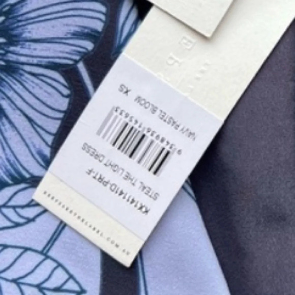 New! Keepsake steal light dress navy pastel bloom nwt 22085 - Picture 9 of 9